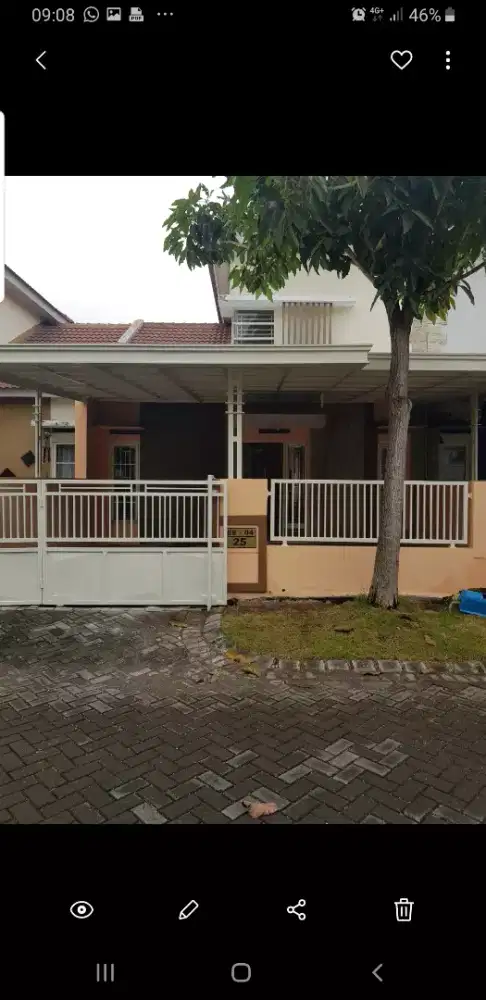 Disewakan rumah Puri Surya Jaya cluster valencia icon blok EE4 No.25