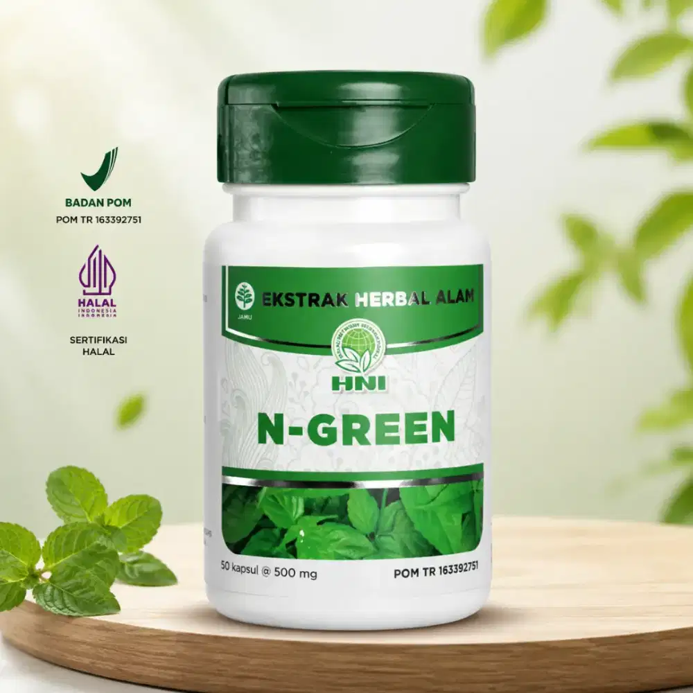 N-Green - Herbal Alami Bantu Jaga Daya Tahan Tubuh & Bikin Badan