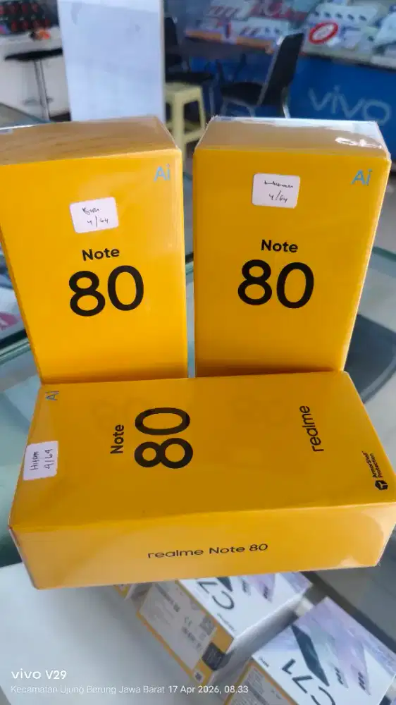Real men Note 80 4+4/64gb baru spesial promo TERLARIS