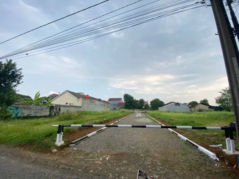 Kavling Tanah SHM Siap Balik Nama, 10 Menit Stasiun Cilebut