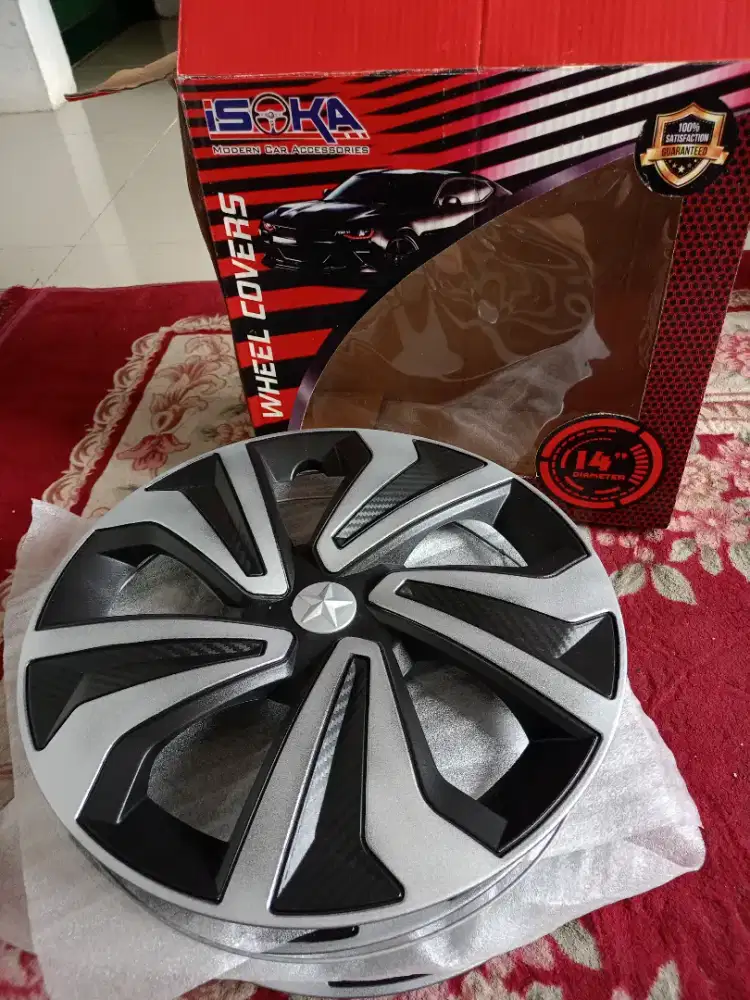 Jual 1 sett ( 4 pcs ) Dop/Cover Velg Mobil R14 Model terbaru