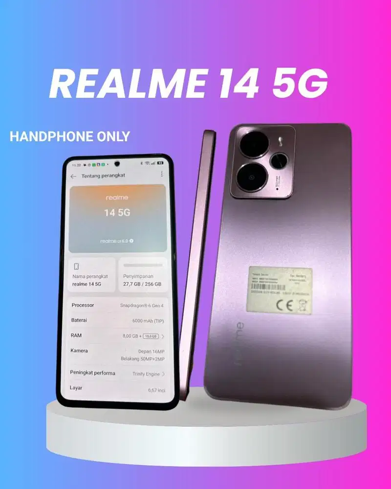 Jual Handphone Realme 14 5G