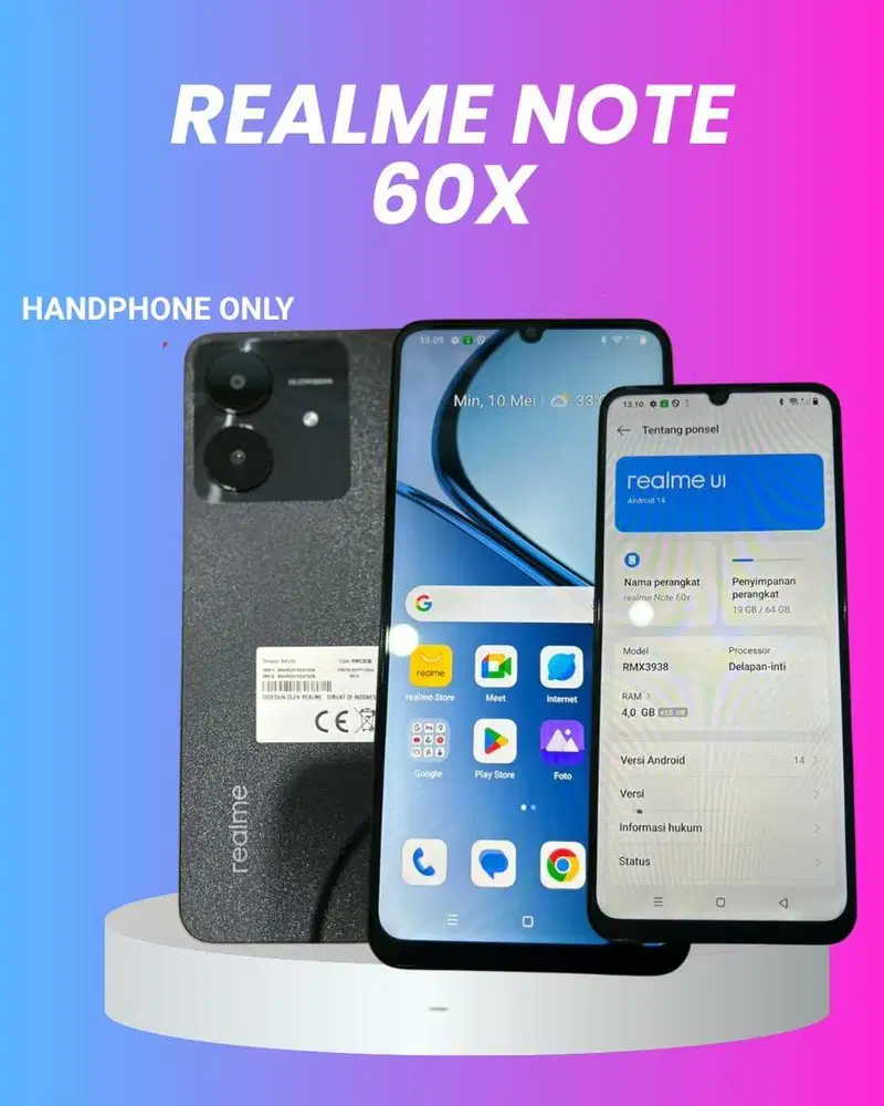 Jual Handphone Realme Note 60X