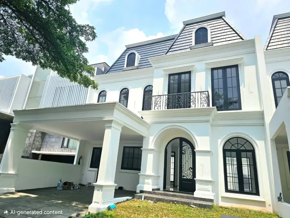 Dijual Rumah Brand New American Classic Posisi Hoek Dalam Cluster Ada Swimming Pool Dekat Stasiun Sudimara di Sektor 9 Bintaro Tangsel Lr-14686