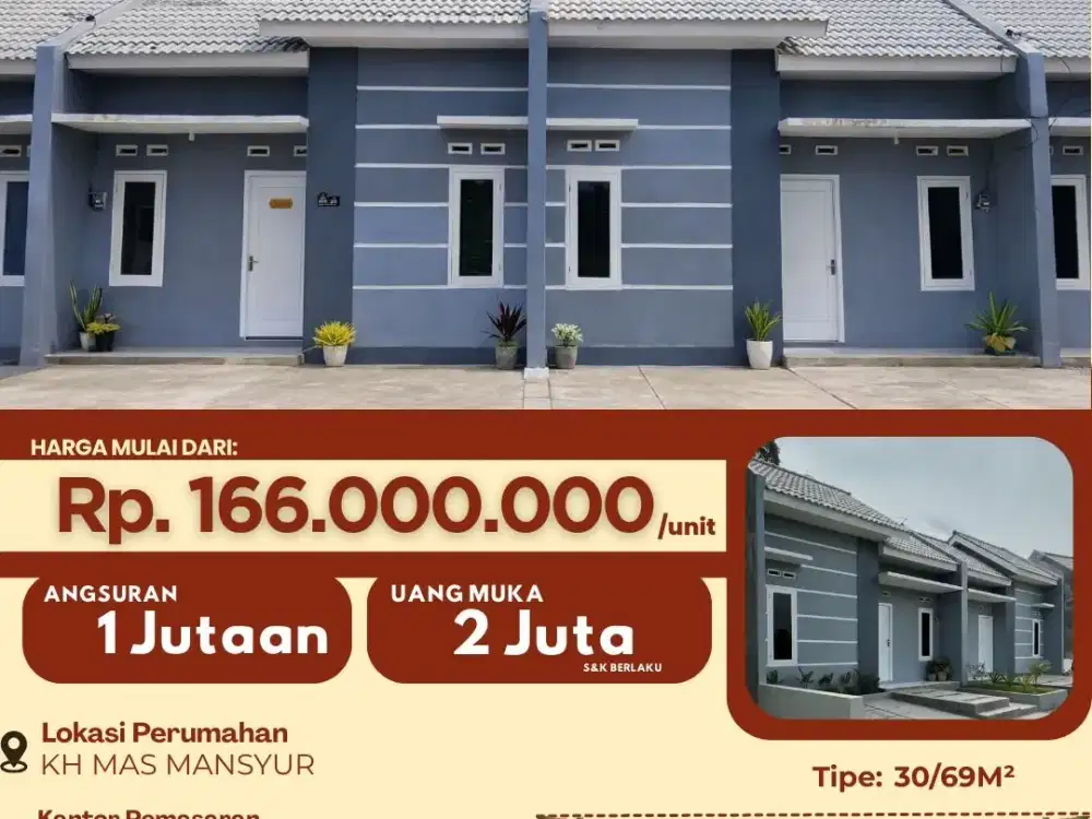 Hunian Subsidi Dekat Pusat Kota Hanya Di Surya Madani Dua
