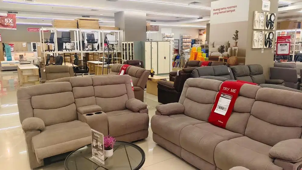 Sofa Laurel 3S+2S & 3S+1S Recliner Grey