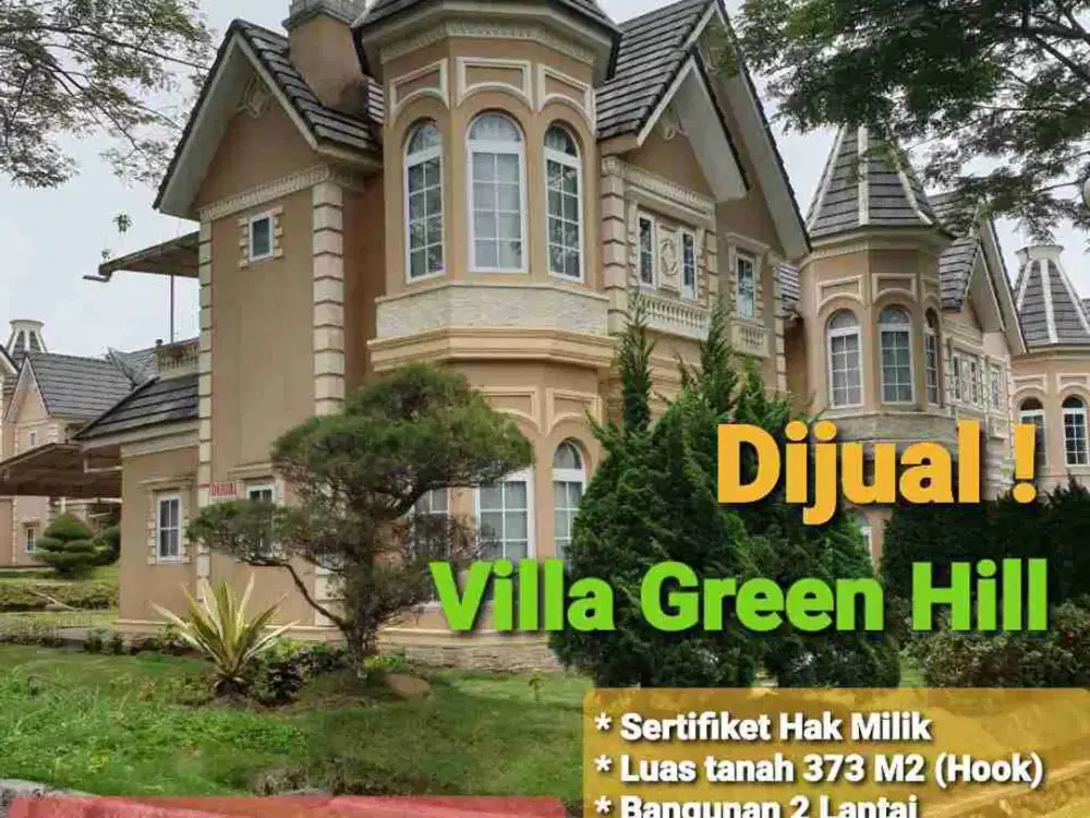 VILLA GREEN HILL DI BELAKANG WAHANA HILLPARK