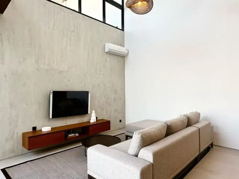 Disewakan Villa modern Canggu area Berawa - fully furnished dengan fasilitas lengkap, cocok untuk hunian maupun investasi rental