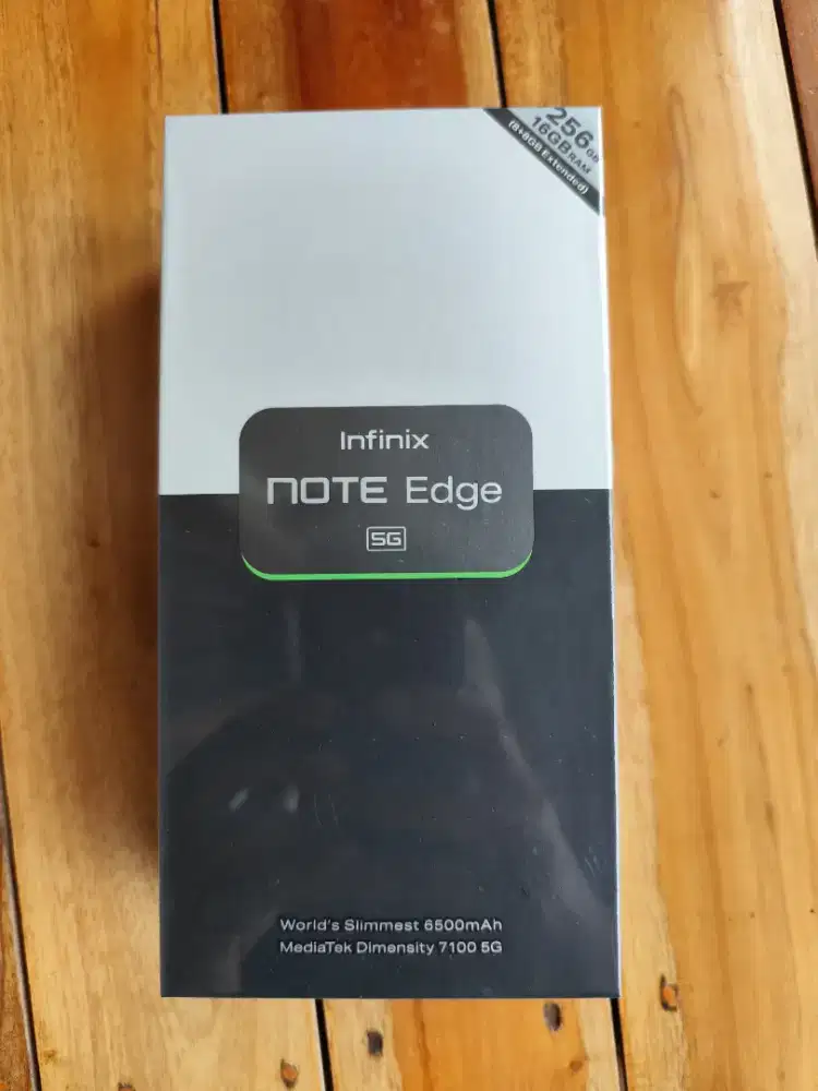 Infinix note edge 5G 8/256 segel box