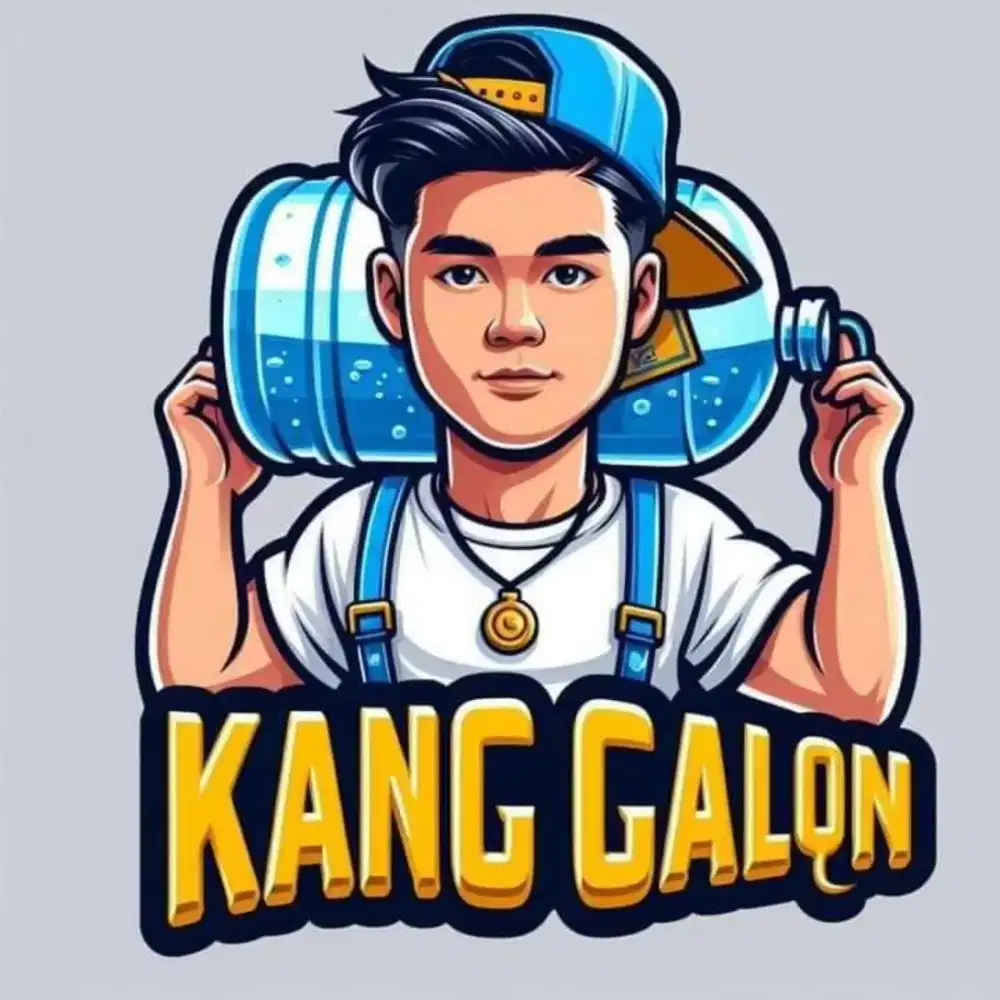 Kerja kirim galon pake motor kantor