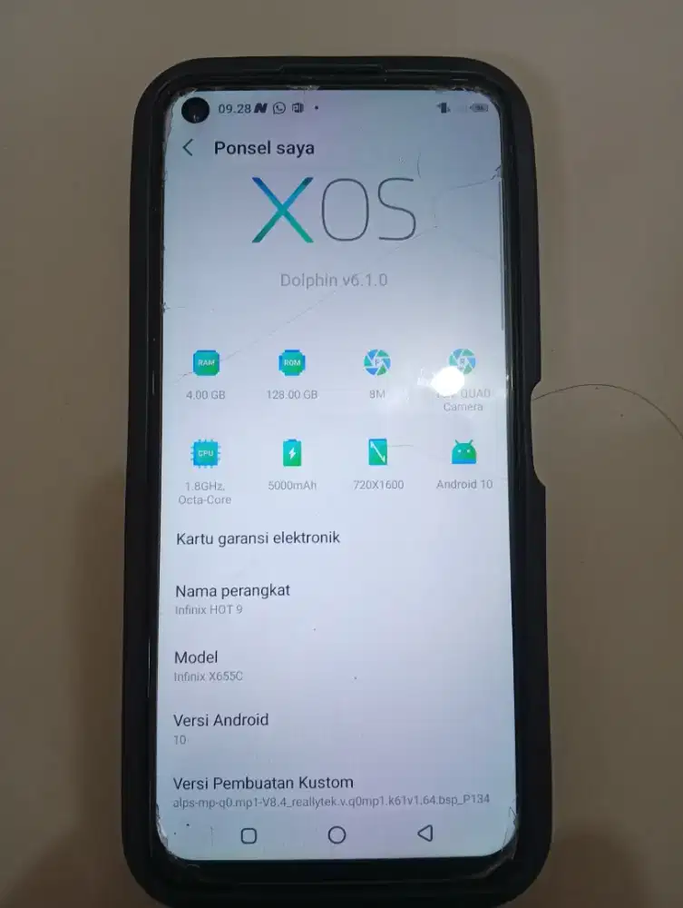 Infinix HOT 9 android 10