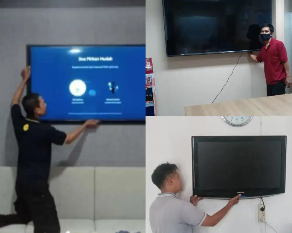 Braket +pasang atau jasa pasang terima rapih breket bracket led tv
