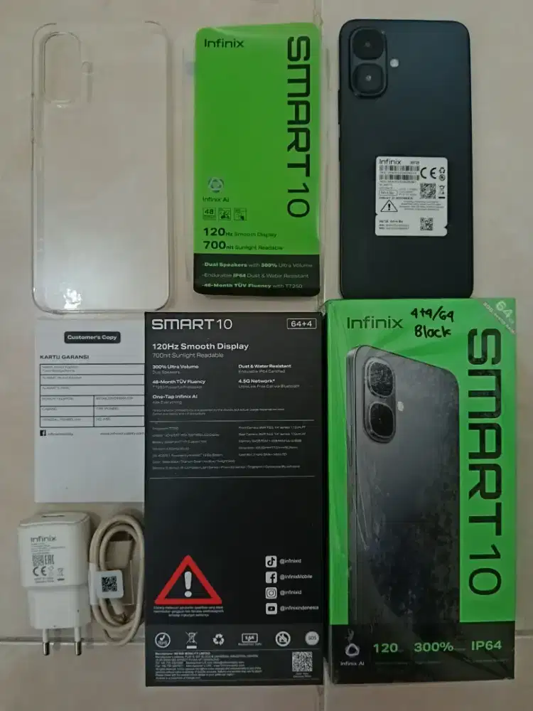 Infinix smart 10 seperti baru 4/64