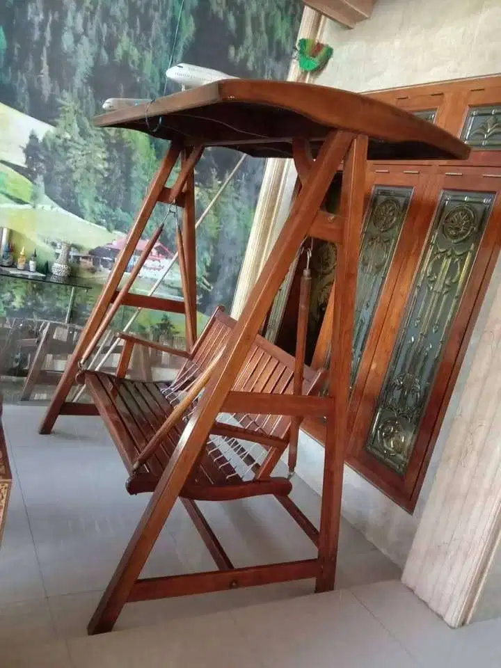 Bandulan Ayunan Jati Halus Antik sekoto badas kediri