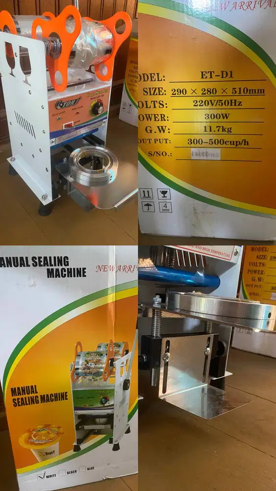 MESIN CUP SEALER - MESIN PRESS GELAS - SEALER CUP - MERK ETON ET-D1