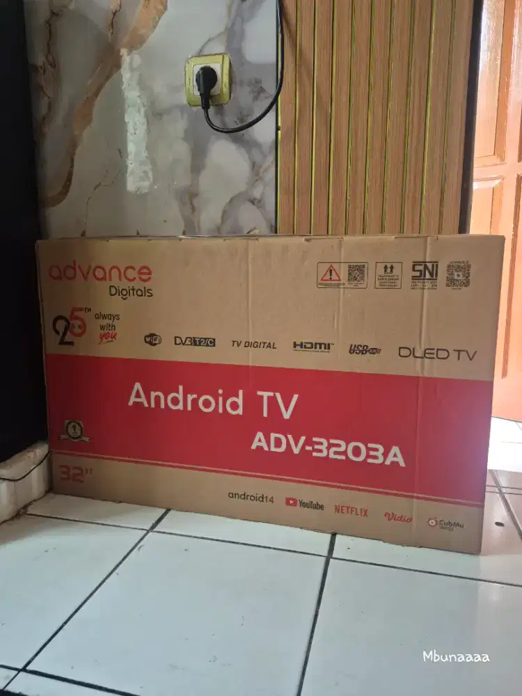 Led Tv 32 Advance Android Digital baru ex display toko