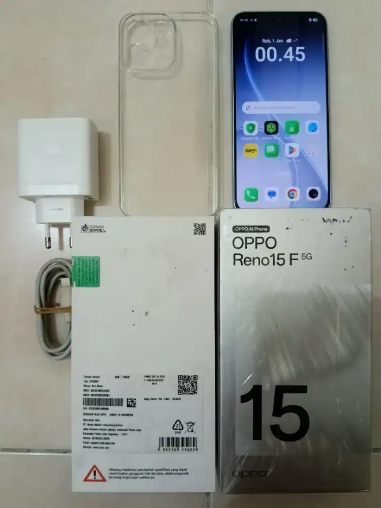 Oppo Reno 15F 5G 8/128 asli Oppo bukan barang refurbish