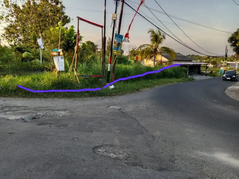Tanah Strategis Area Tajem dekat Perumahan Soka Asri, candi Sambisari