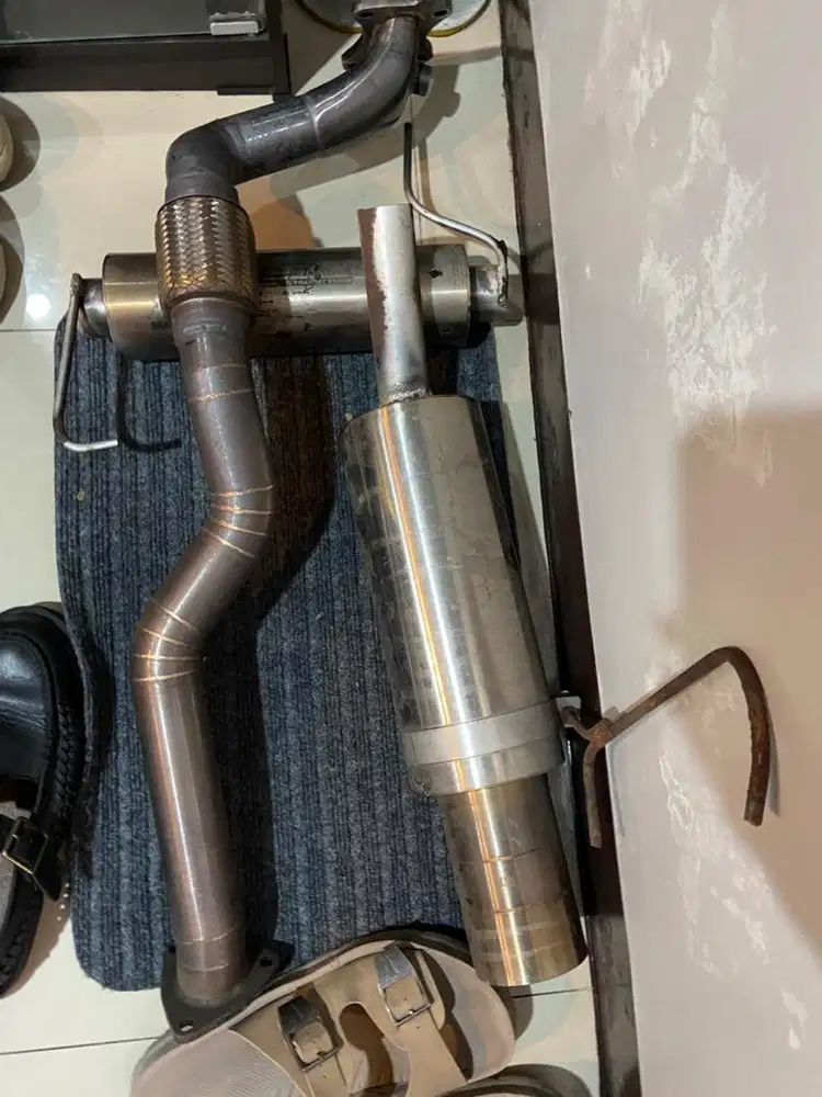 DOWNPIPE FRONTPIPE + RESONATOR + MUFFLER FO3 ALPINO EXHAUST