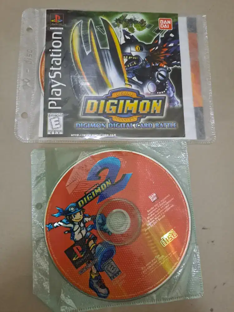 Kaset ps1 digimon card battle&word 2