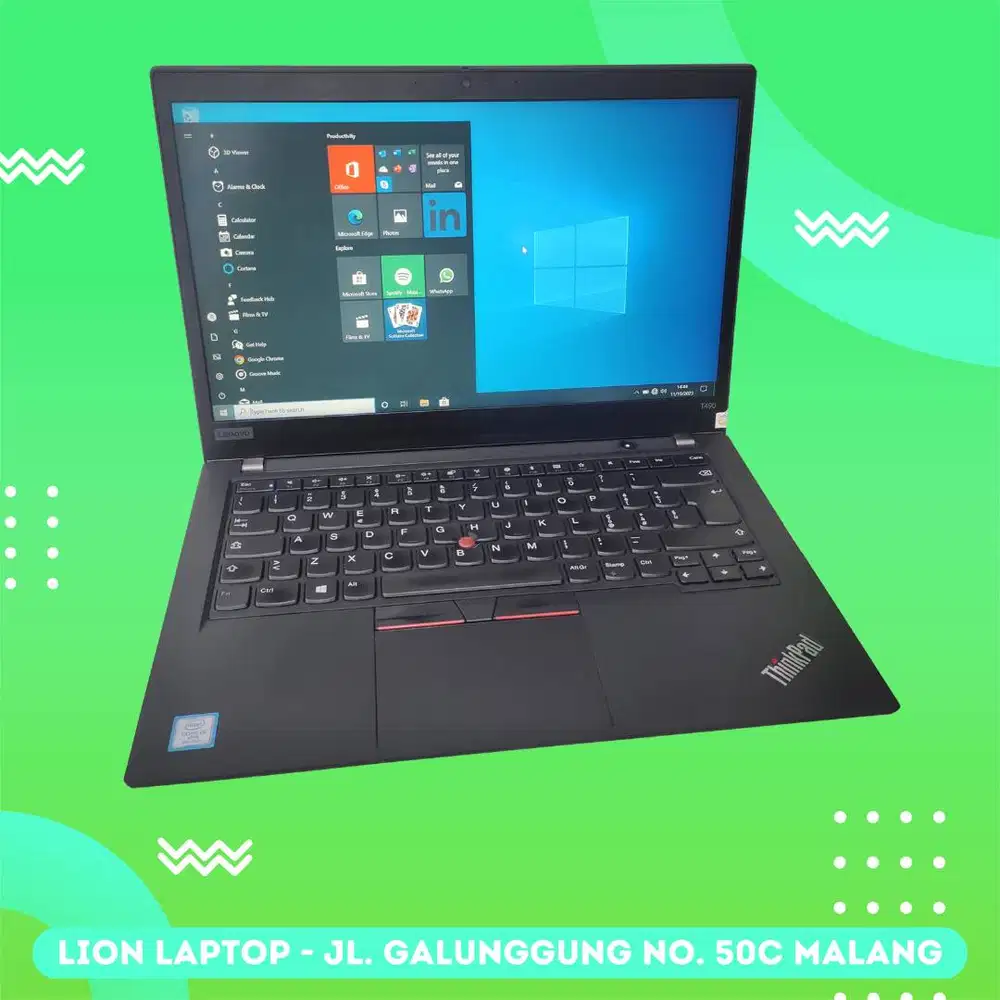 RAM 16GB i5 Gen 8 SSD 256GB Lenovo Thinkpad T490 [16|05]