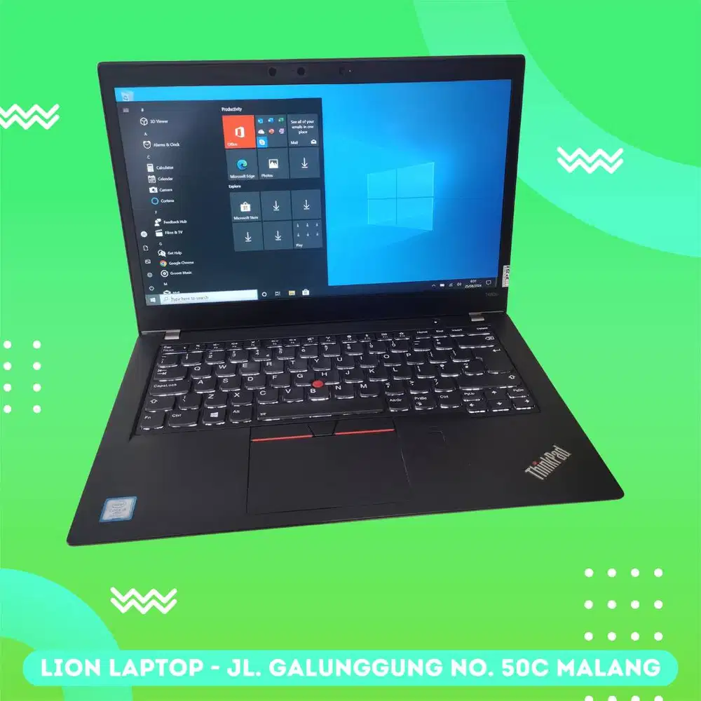 RAM 8GB Core i5 gen 8 Lenovo Thinkpad T480s SLIM [16|05]