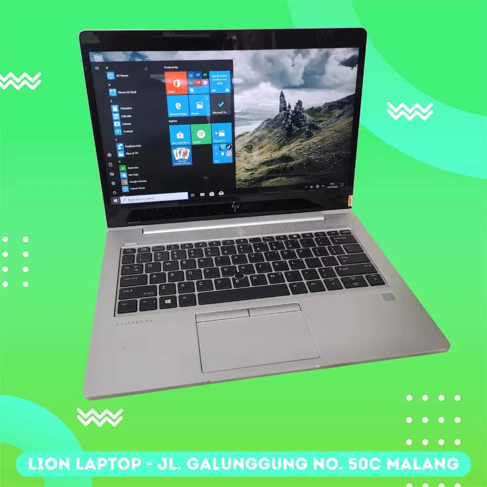 Core i7 gen 8 RAM 8GB Touchscreen Slim HP Elitebook 830 G6 [16|05]