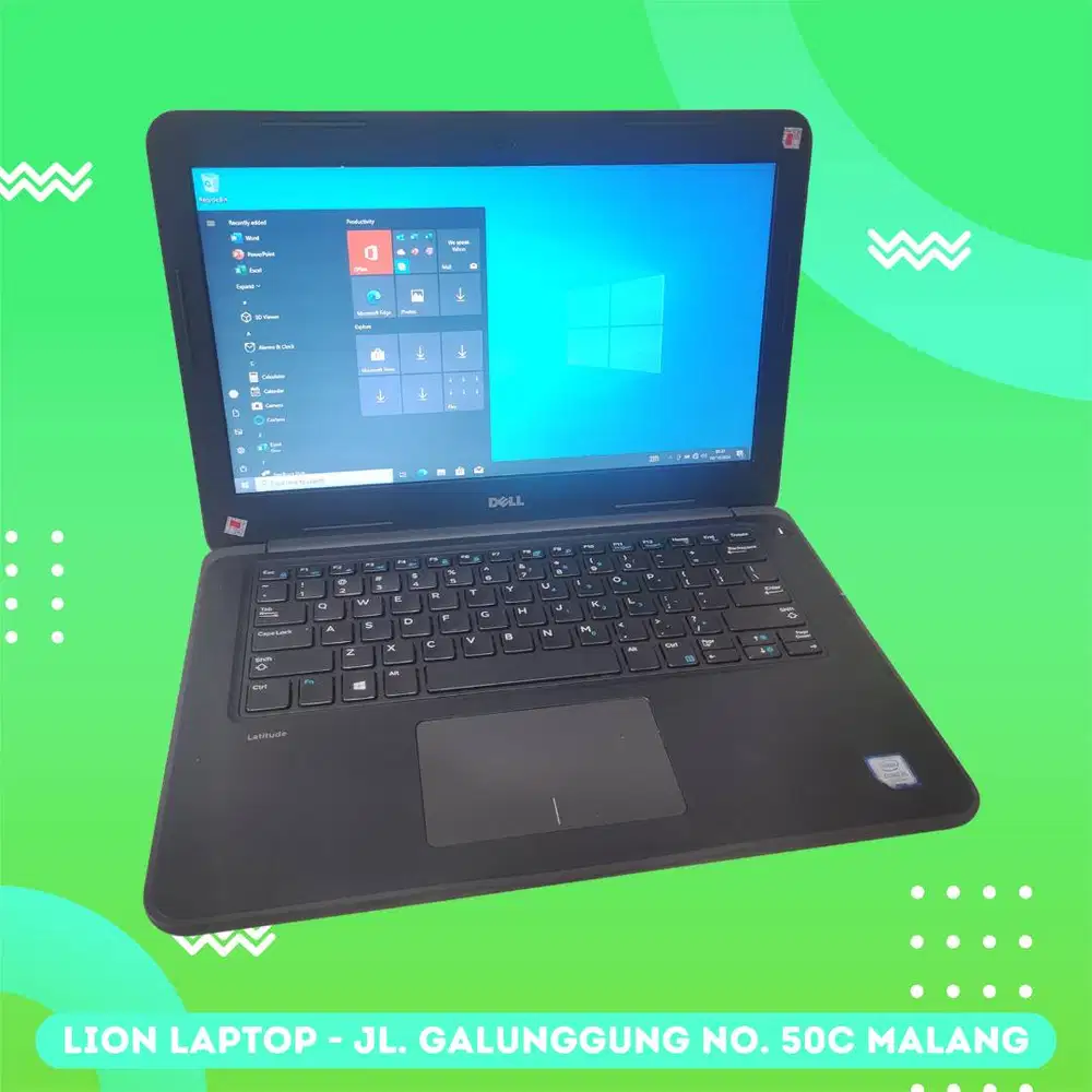 Core i5 Gen 7 Murah Mulus RAM 8GB SSD 256GB Dell Latitude 3380 [16|05]