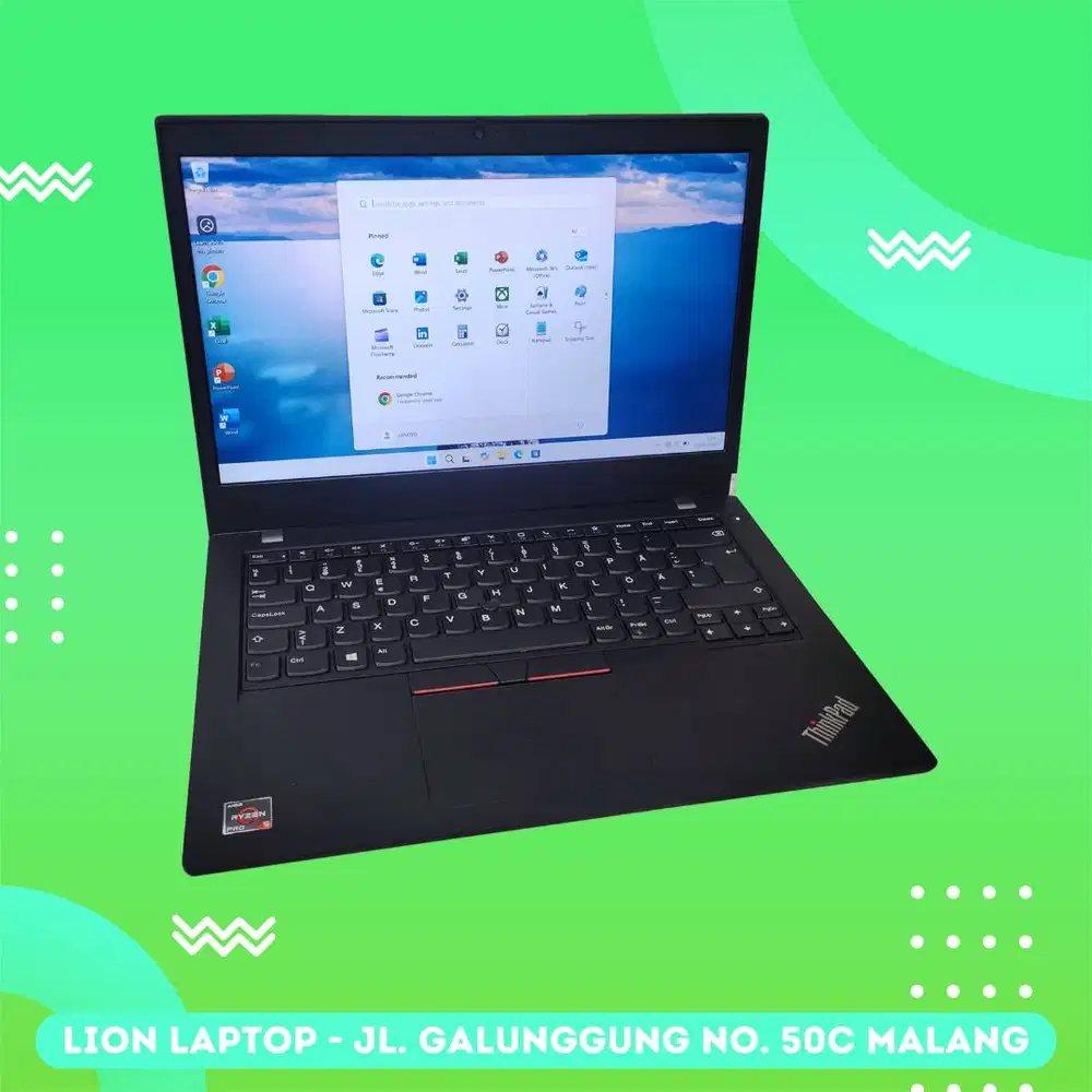 Gaming/Editing AMD Ryzen 5 PRO 8/256 MULUS Lenovo Thinkpad L14 [16|05]