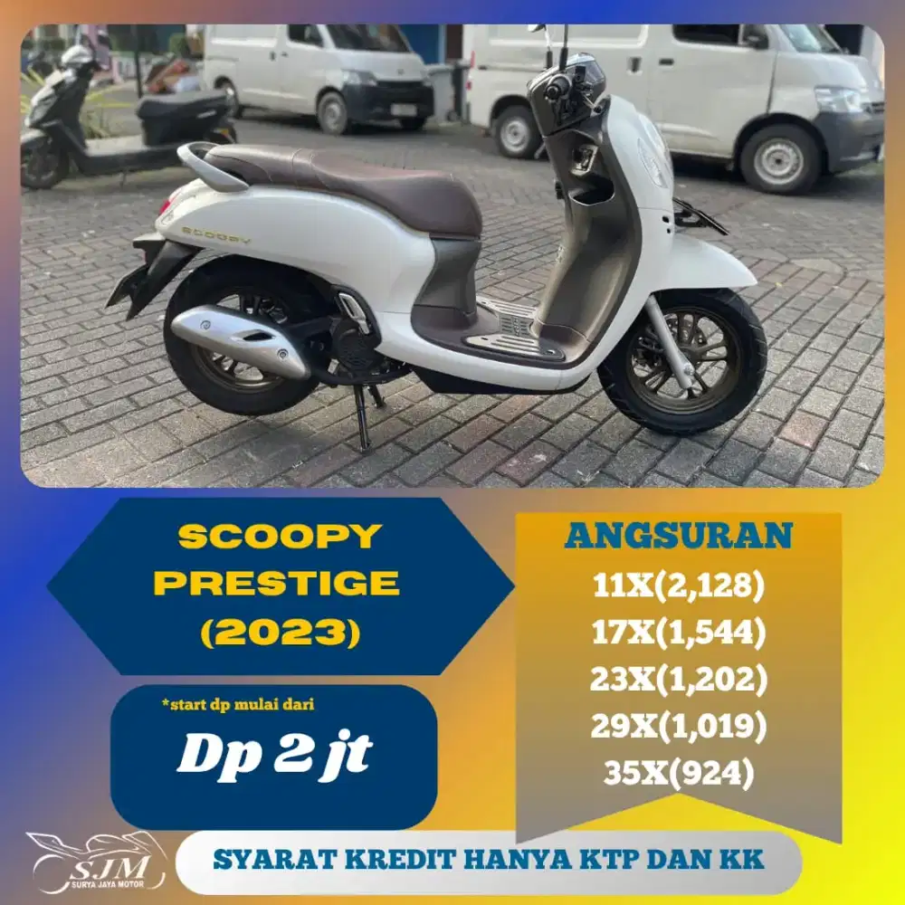 HONDA SCOOPY PRESTIGE 2023 MESIN HALUS
