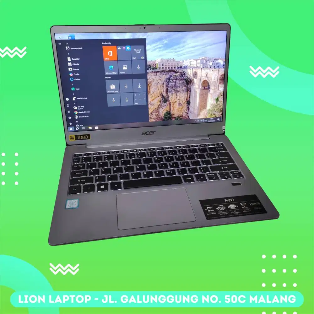Super Slim Core i5 Gen 8 8/25 Acer Swift 3 SF313-51 [16|05]