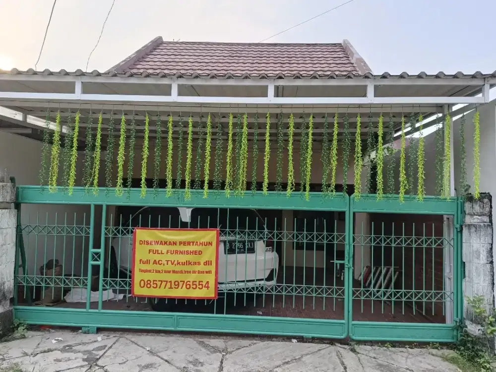 Rumah cantik dengan konsep apartemen dalam comp palapa yg asri