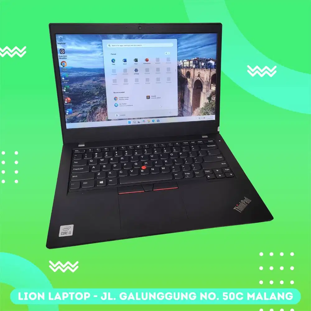 i5 Gen 10 Murah RAM 8GB SSD 256GB Lenovo Thinkpad L14 [16|05]