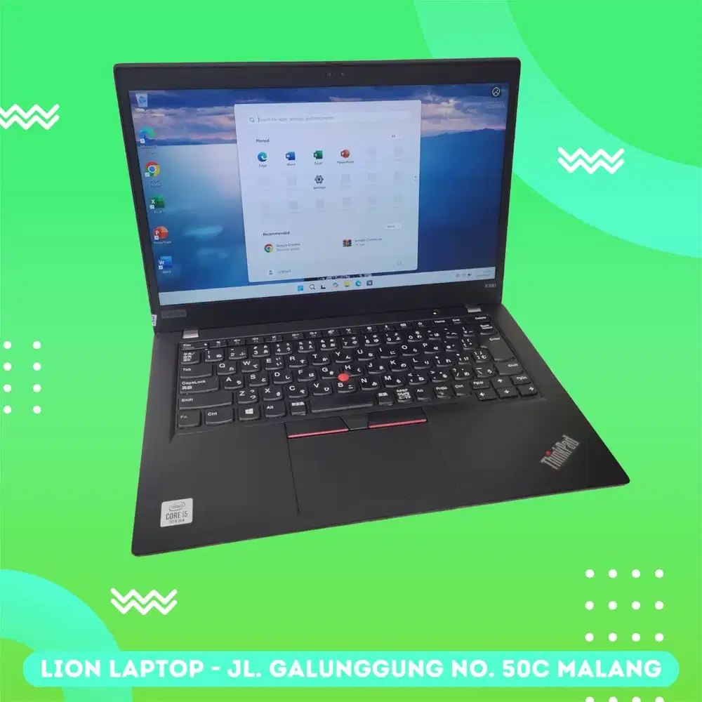 i5 GEN 10 Murah RAM 8GB Lenovo Thinkpad X390 [16|05]