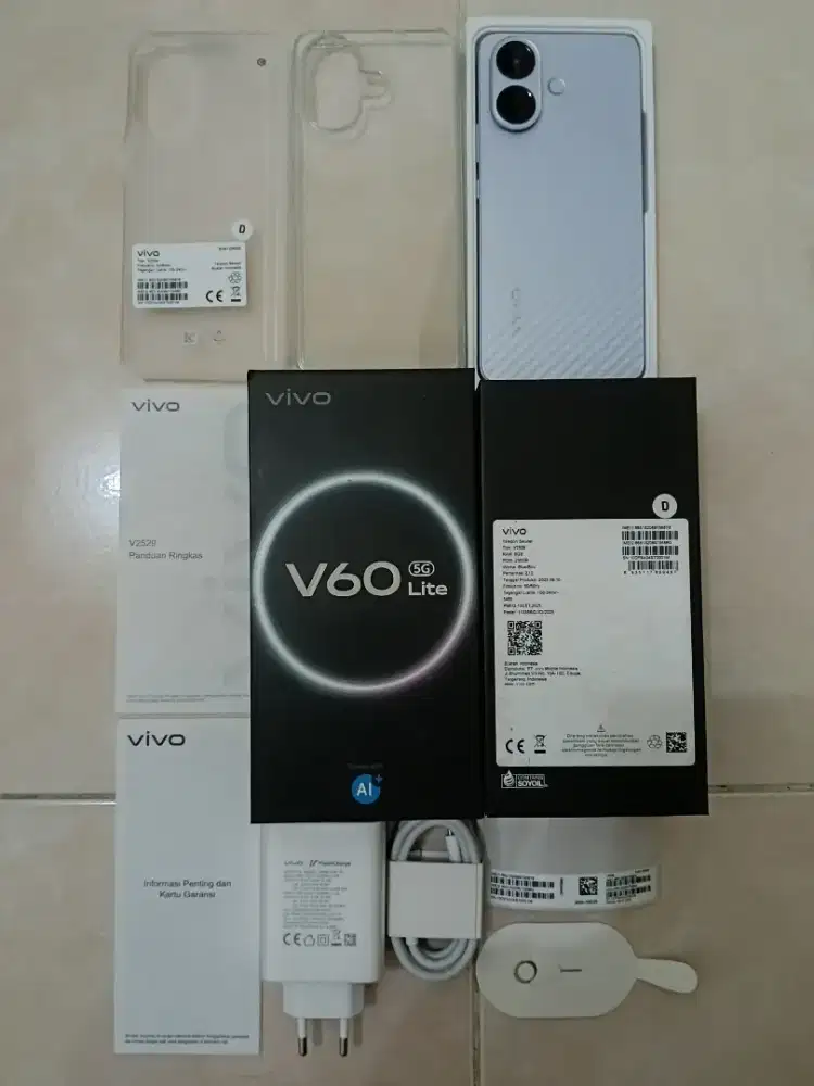 Vivo V60 lite 5G 8/256 asli Vivo bukan barang refurbish