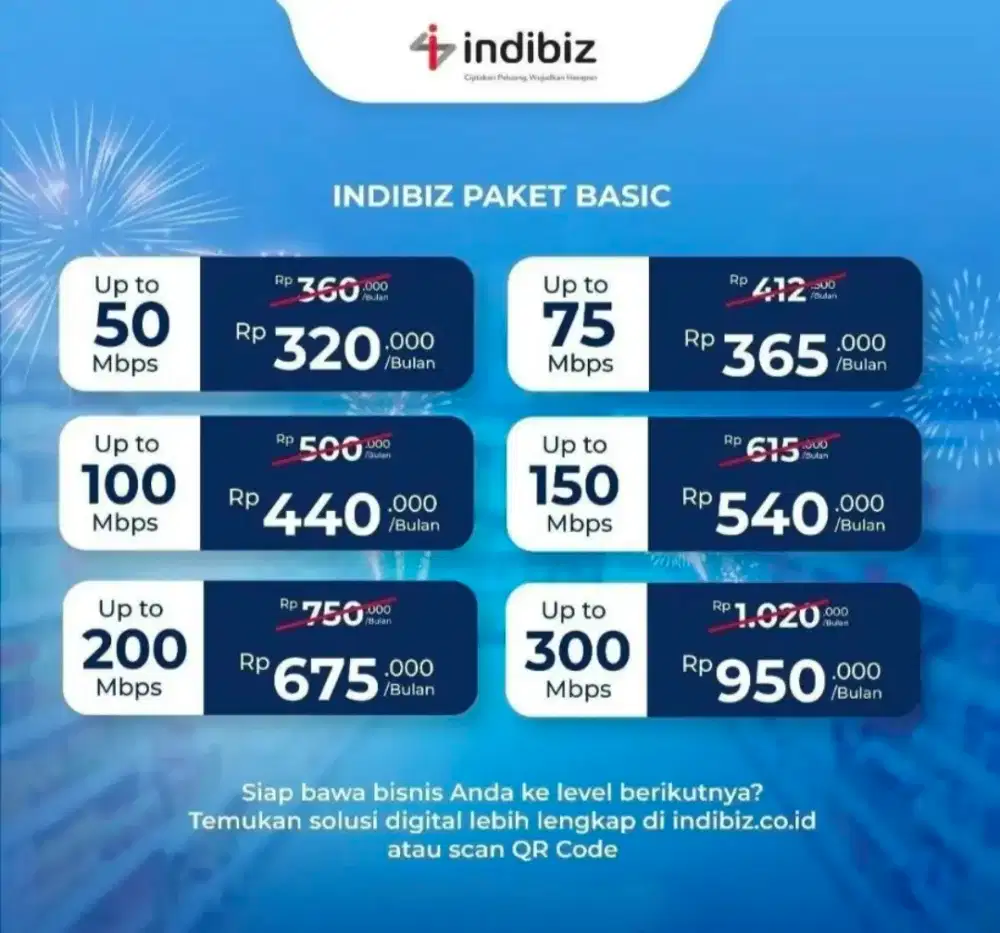 Promo pasang wifi bisnis Indibiz