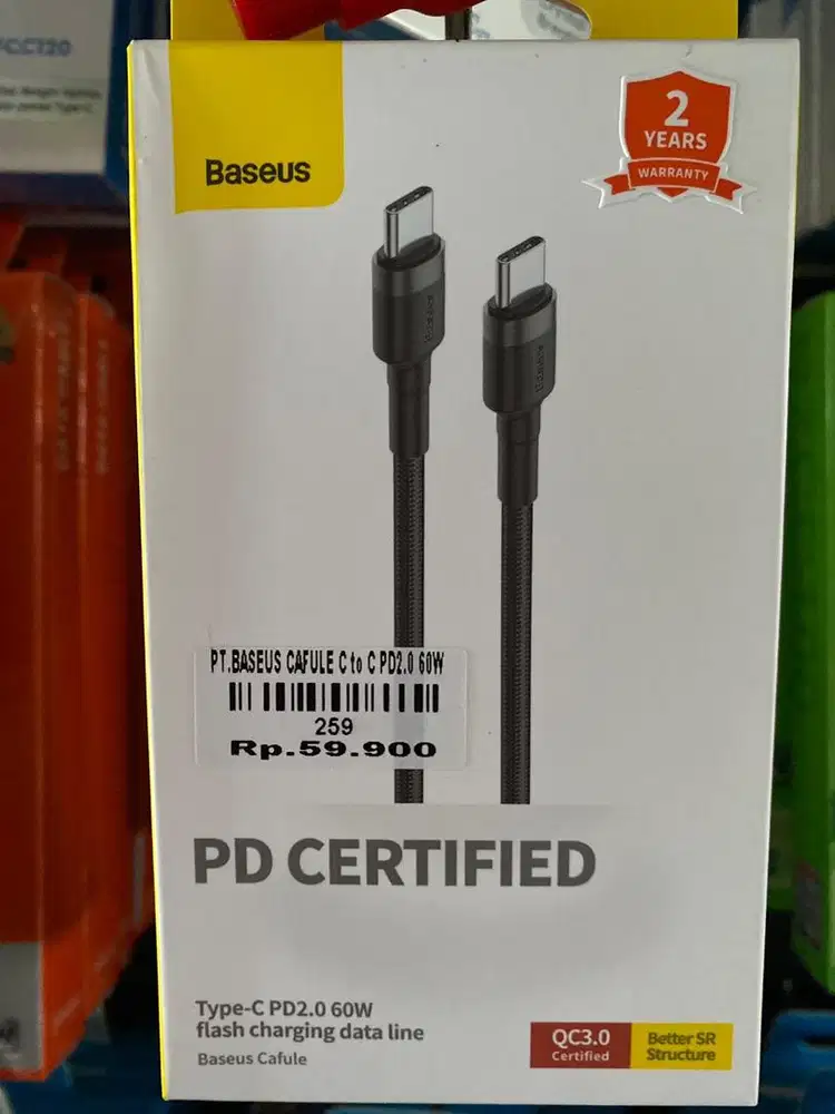 BASEUS CAFULE C TO C PD 2.0 60W