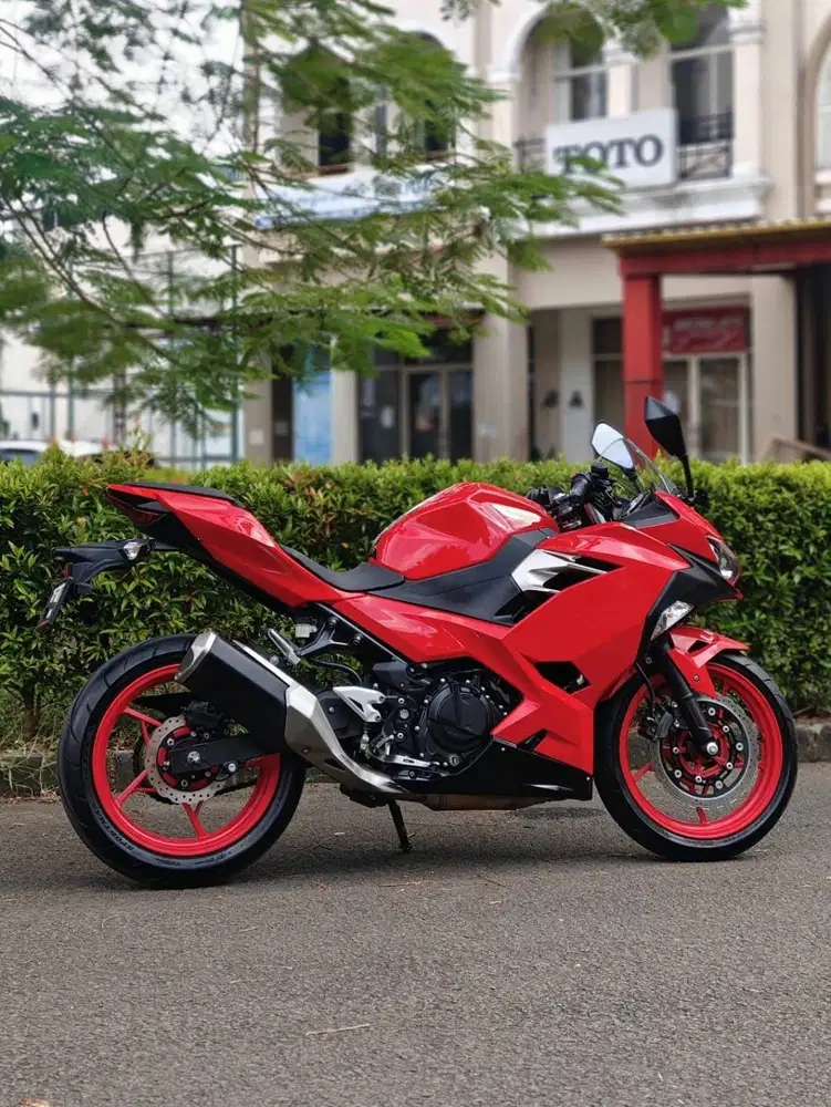 KEREN ABIS! KAWASAKI NEW NINJA 250 FI 2019 MERAH KM LOW TAX ON SUPERB