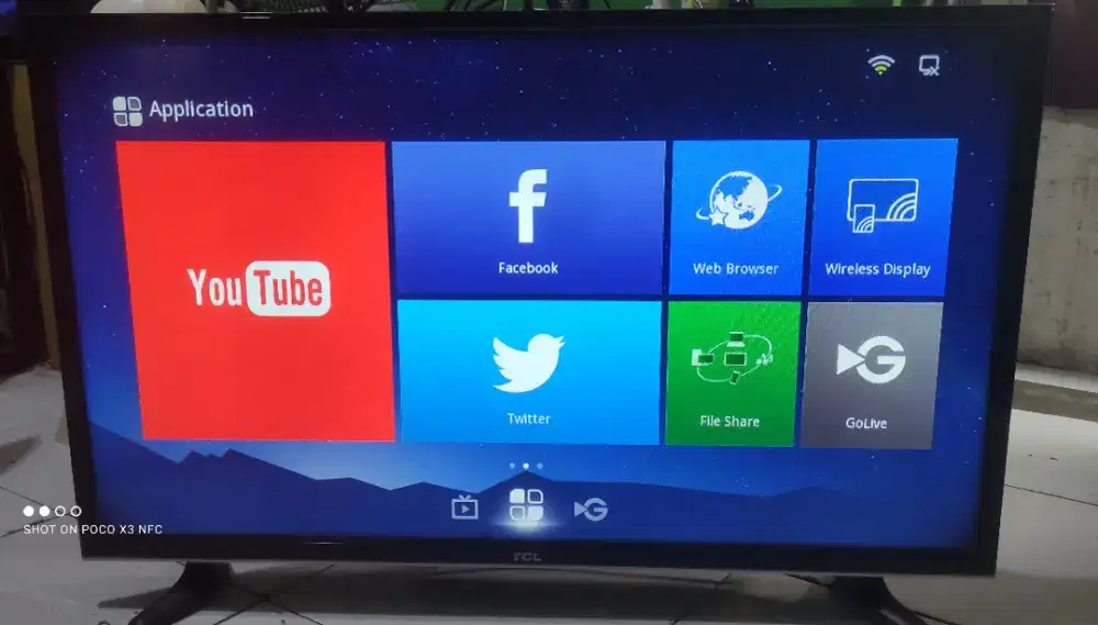Tv TCL smart digital 32 inchi no minus