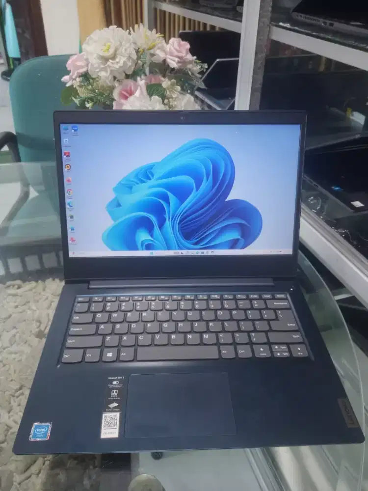 Laptop Lenovo Ideapad Slim 3 Intel N4020 Ram 4 Ssd 256 Biru