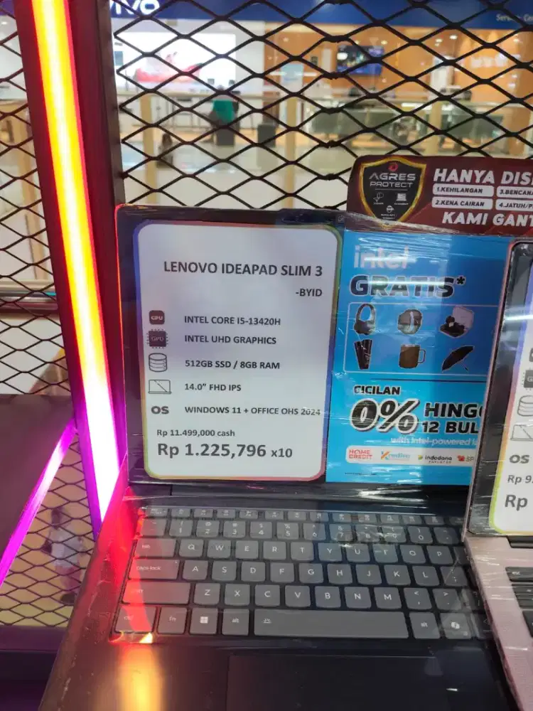 LENOVO IDEAPAD SLIM 3|INTEL CORE I5|8GB/512GB