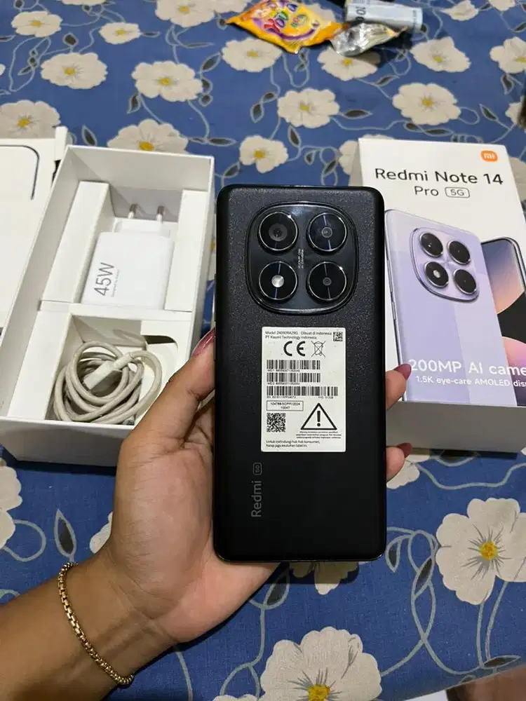 Redmi bite 14 pro 5g ram 12/512 hitam
