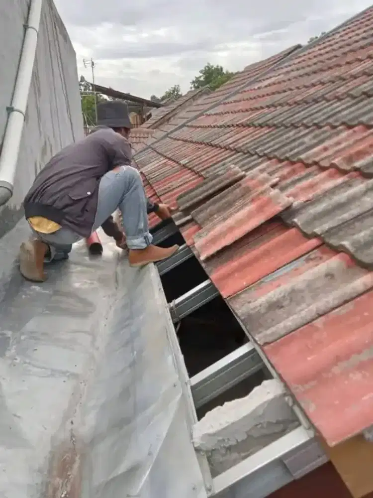Amtap bocor ganti talng air pasang