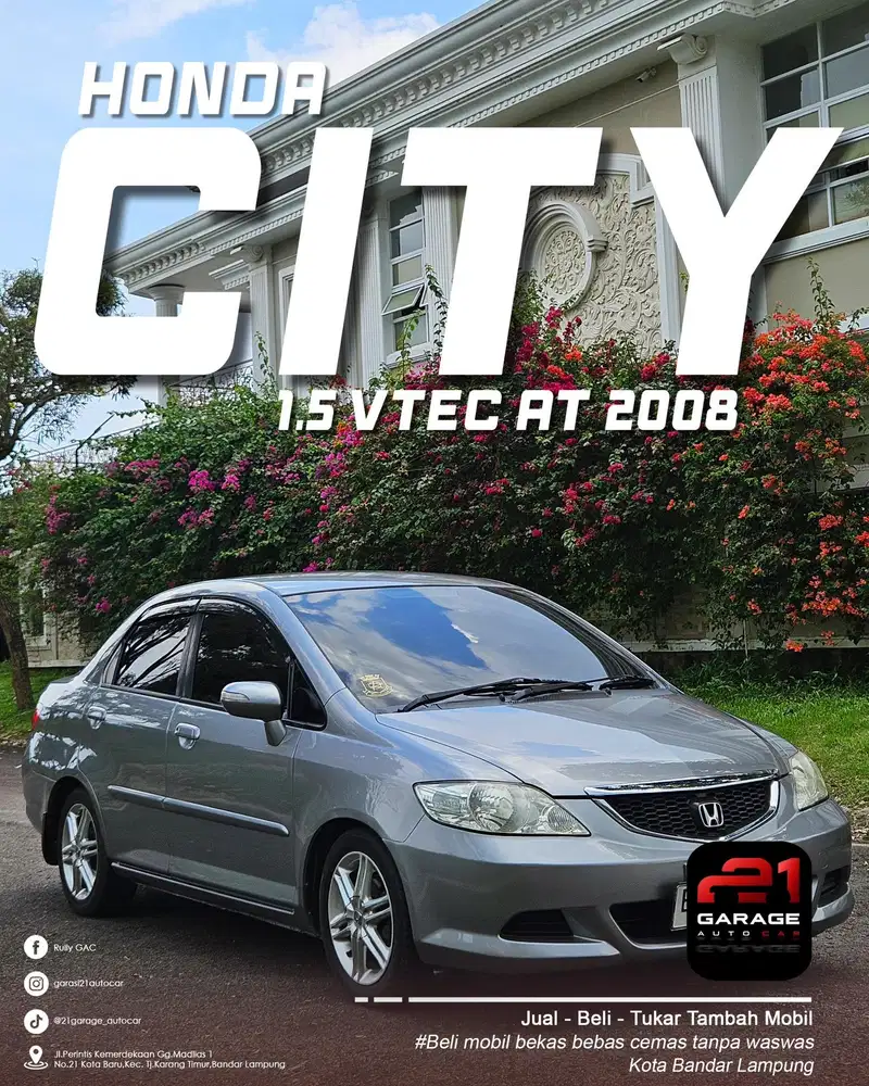 Honda city 2008 vtech metik jual cepat aja yuk buru