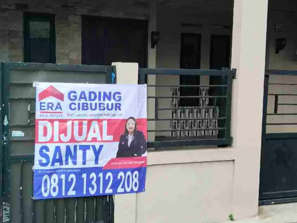 Jual Banting harga rumah 1,5 lantai di Kp. Sindangkarsa, Gg. Saud, Dekat Simpangan Depok