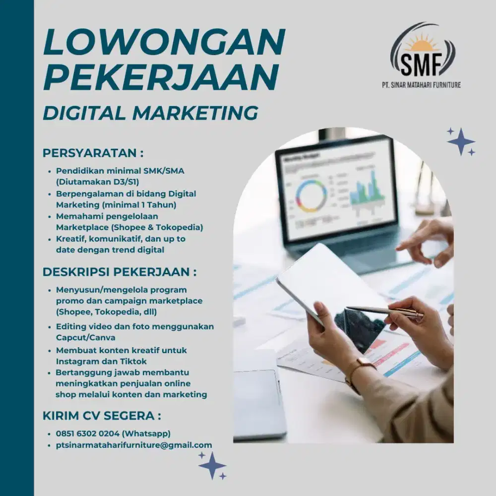 Lowongan kerja Digital Marketing
