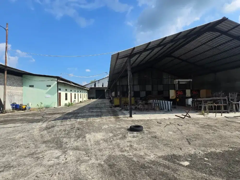 Disewakan Gudang Kawasan Industri Lokasi Strategis Ceper,Klaten Luas 6000m2