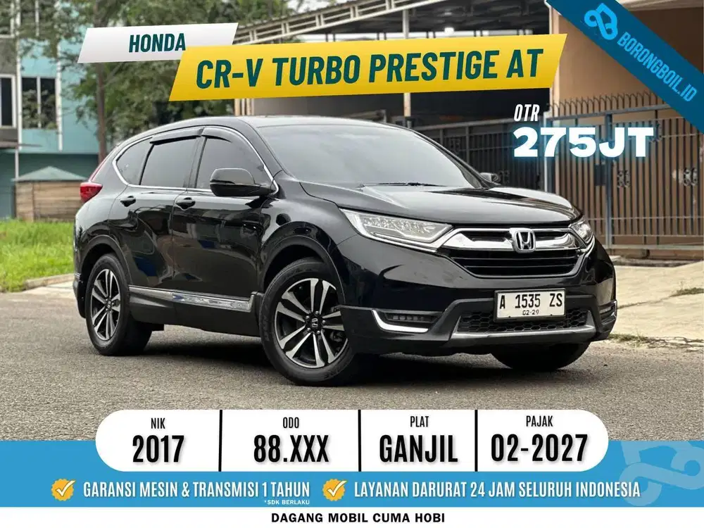 Honda CRV 1.5 Turbo Prestige AT Sunroof 2017/2018 Full Record! | CX5