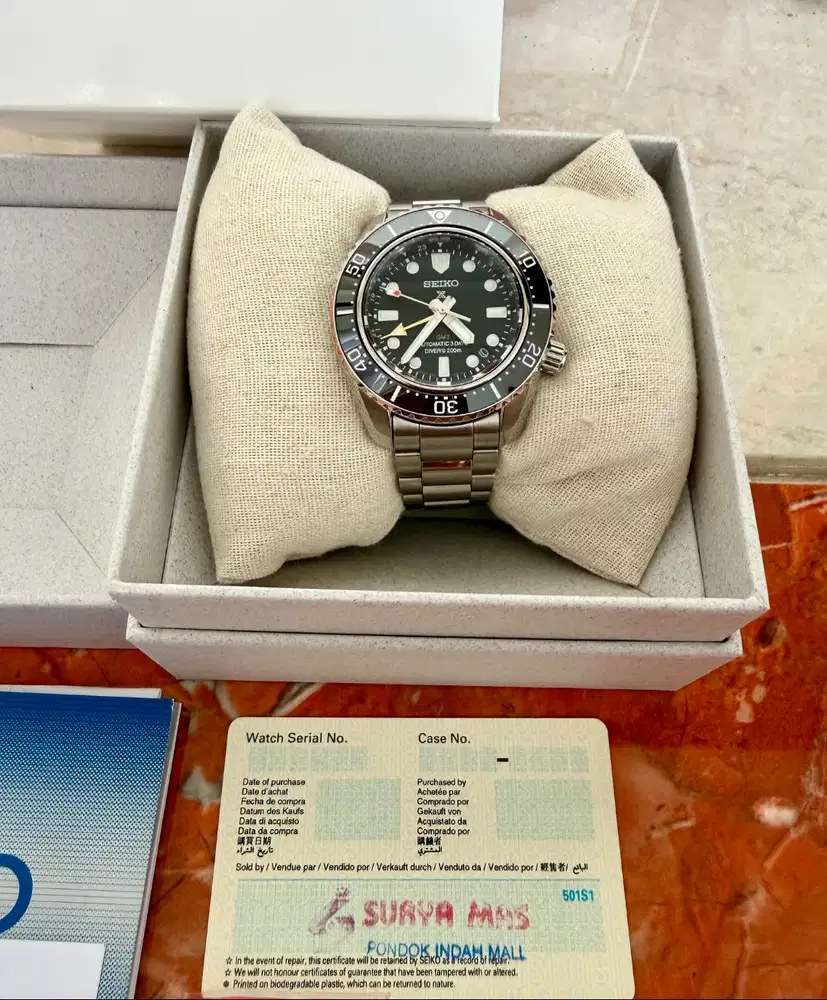 Seiko SPB 383 Diver GMT