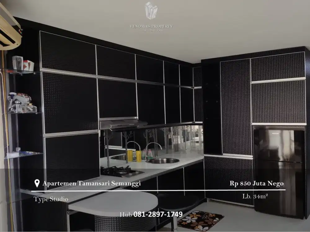 Dijual Apartment Tamansari Semanggi Studio Furnished Tower A